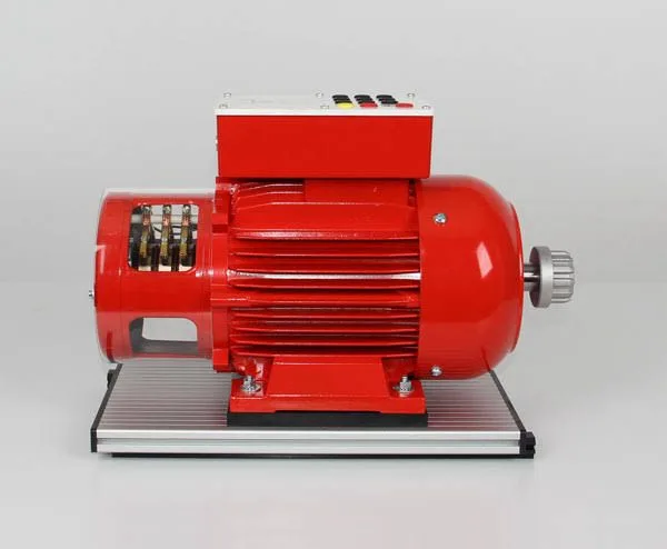 Red slip ring motor used for industrial applications and maintenance services